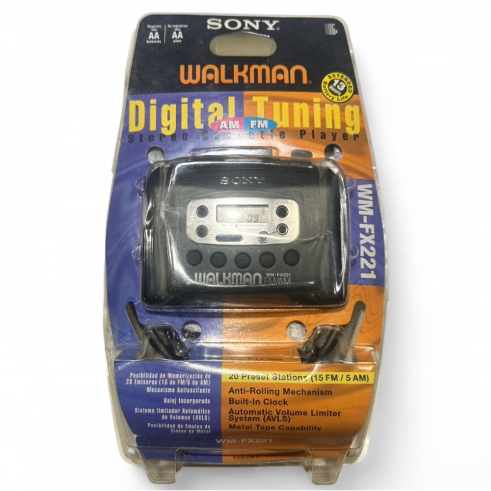 Vintage Sony Walkman WM-FX221 AM/FM Cassette Player
